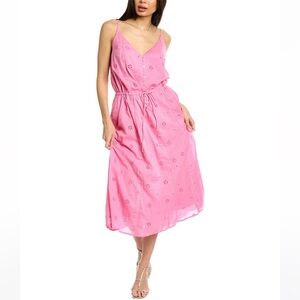 Velvet by Graham and Spencer Pink Eyelet Dress